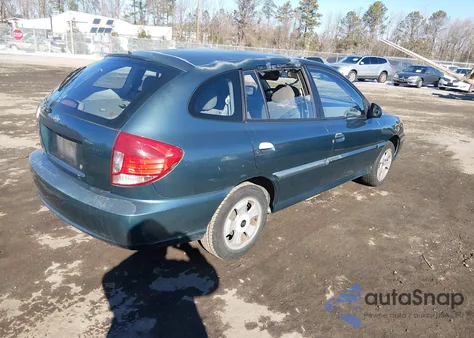 2003 Kia Rio Cinco из США, поврежденный, VIN KNADC165336168764